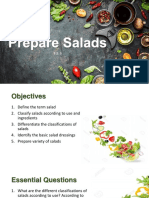 Classifications of Salads