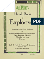 Hand Book of Explosives Instructions in The Use of Explosives For Clearing Land