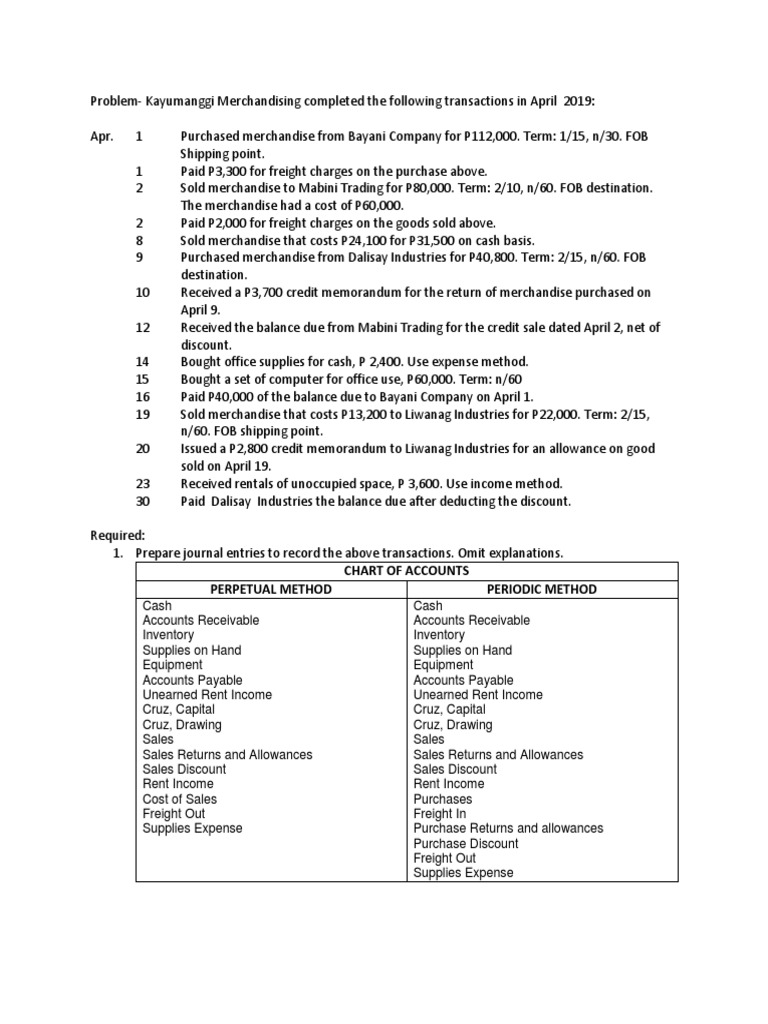 For Bookkeeping Problem | PDF | Service Industries | Financial Accounting