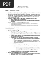 AP Microeconomics Class Notes - Chapter 1 - Ten Principles of Economics