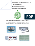 MJCET Electronics Lab Manual