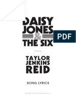 Daisy Jones & the Six - Book of Song Lyrics