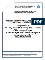 Any Aircraft Showing The Locations of The Composite Part 2. Advantages and Disadvantages of Using A Composite