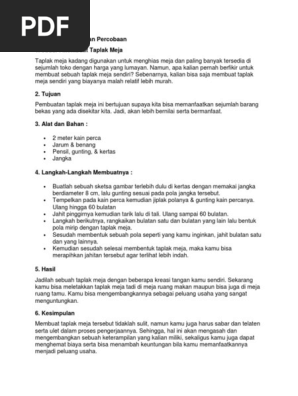 Contoh Teks Laporan Percobaan Pdf