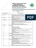 Daftar Identifikasi Resiko