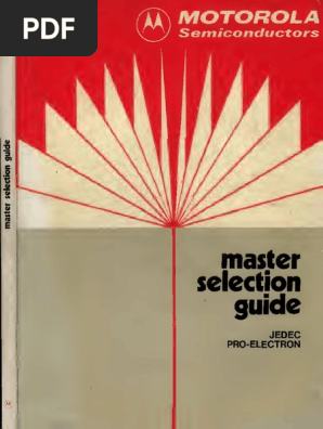 Motorola Master Selection Guide Data Book 1975 | PDF | Integrated