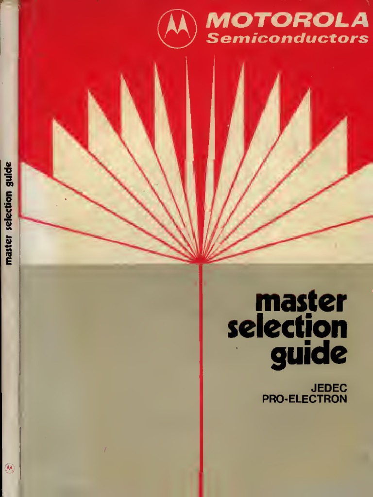 Motorola Master Selection Guide Data Book 1975 | PDF