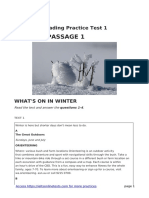 Readingpracticetest For IELTS General PDF