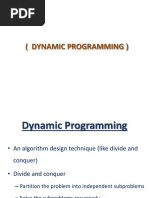 Dynamic Programming