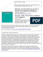 Anatolia: An International Journal of Tourism and Hospitality Research