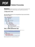 Rebate Processing Rebates:: Configuration Path