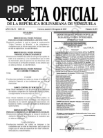 Gaceta Oficial 41693 Sumario