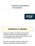 Puskesmas, Presentasi