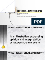 Editorial Cartooning: Czar S. Subang