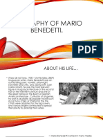 Biography of Mario Benedetti