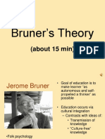 Bruner Theory Anne Cook