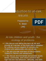 1 An Introduction To At-Risk Issues