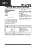 PIC16F88X Memory Programming Specification.pdf