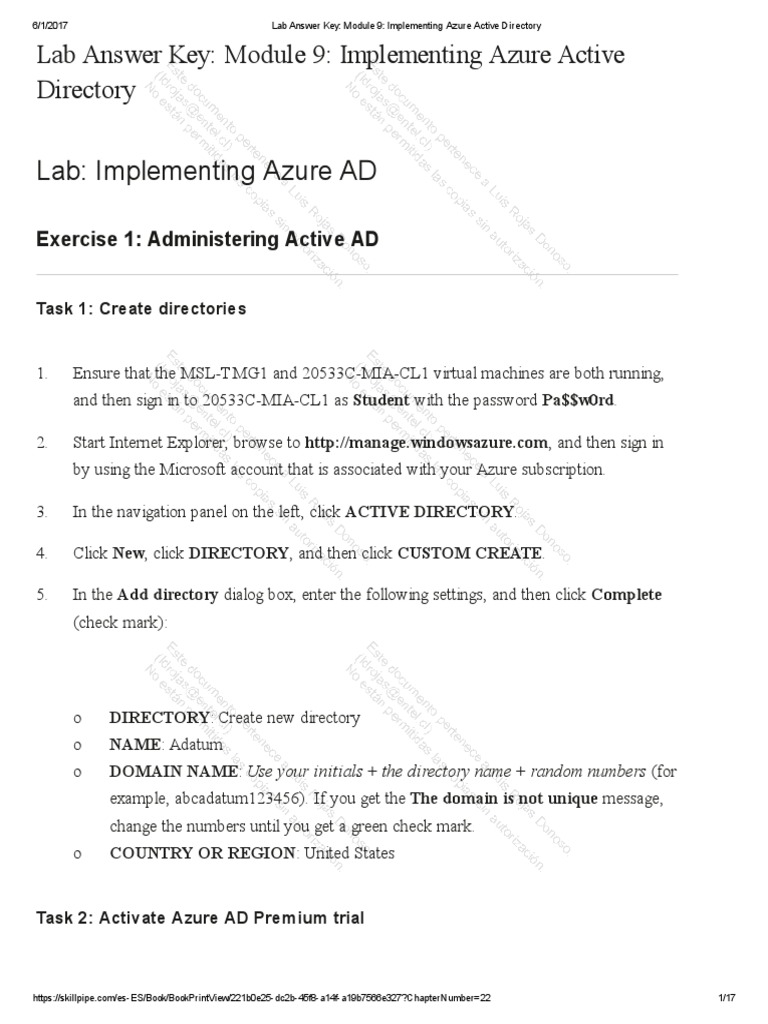 Lab Answer Key - Module 9 - Implementing PaaS Cloud Services | PDF ...