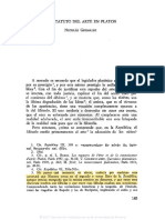 NICOLÁS GRIMALDI, El Estatuto Del Arte en Platón-Desbloqueado