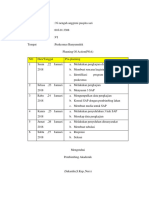 Planning of Action (POA)