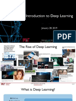 Introduction To Deep Learning