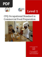 Commercial Food Preparation Cookery Level 1 CVQ PDF