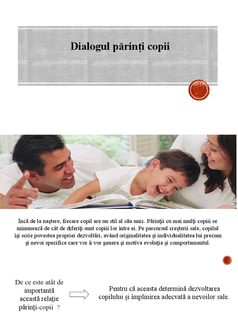 Relatia Parinti Copii | PDF