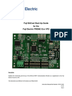 Fuji Bacnet Start-Up Guide For The Fuji Electric Frenic Eco VFD
