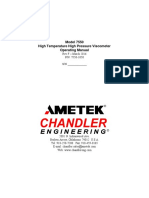 Chandler Model 7550 HPHT Viscometer Manual