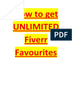 How To Get Unlimited Fiverr Favourites