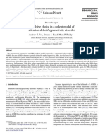 Impulsive Choice in A Rodent Model of Attention-Deficit/hyperactivity Disorder