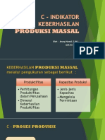 C - Indikator Keberhasilan Produksi Massal-Kwu Kelas-Xii