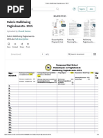 Rubric Malikhaing Pagkukwento - 2015 PDF