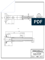 Milling machine SX3 spindle