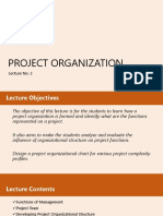 Lecture 2 - Project Organization