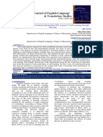 Effect of Text Type On Iranian Intermediate EFL Learners' Verb Learning Through Glossing