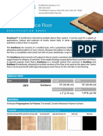 EverBlock Flooring - EverDance Modular Dance Floor - Specification Sheet