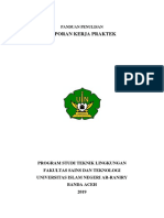 PANDUAN PENULISAN LAPORAN KERJA PRAKTEK TL (Agustus 2019) - 1 PDF