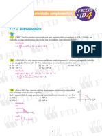 EXERCÍCIOS DE FÍSICA - Eletrodinâmica - Eletromagnetismo - Ondulatória - Física Moderna