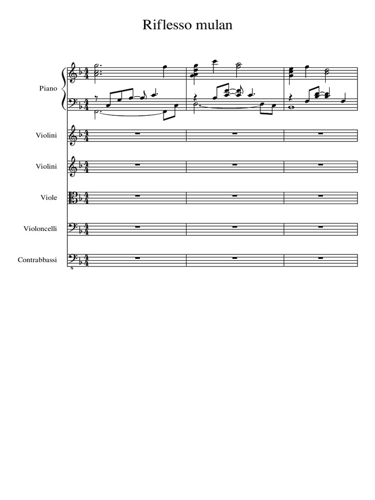 Mulan | PDF | Music Technology | Musical Instruments
