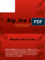 Big Joe Lift: Big Joe Handling Systems 25932 Eden Landing RD Hayward, CA 94545