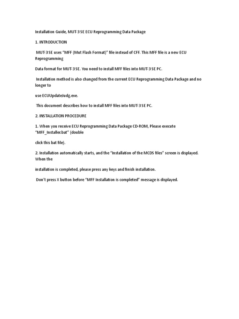 Guia Instalacionn Mut | PDF