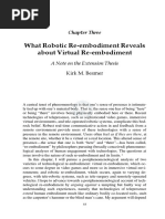 What Robotic Re-Embodiment Reveals About Virtual Re-Embodiment