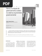 Planos municipais de gerenciamento costeiro no sistema orçamentário governamental Sergio Campos Esteves