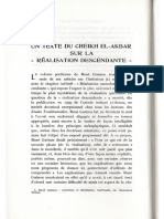 Michel Vâlsan - Un texte du Cheikh el-Akbar sur la realisation descendante.pdf