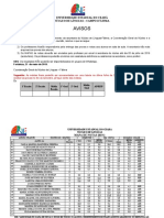 Avisos sobre boletins e mapas de notas na UECE