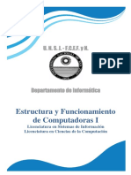 Estructuras y Funcionamiento de Computadoras 1