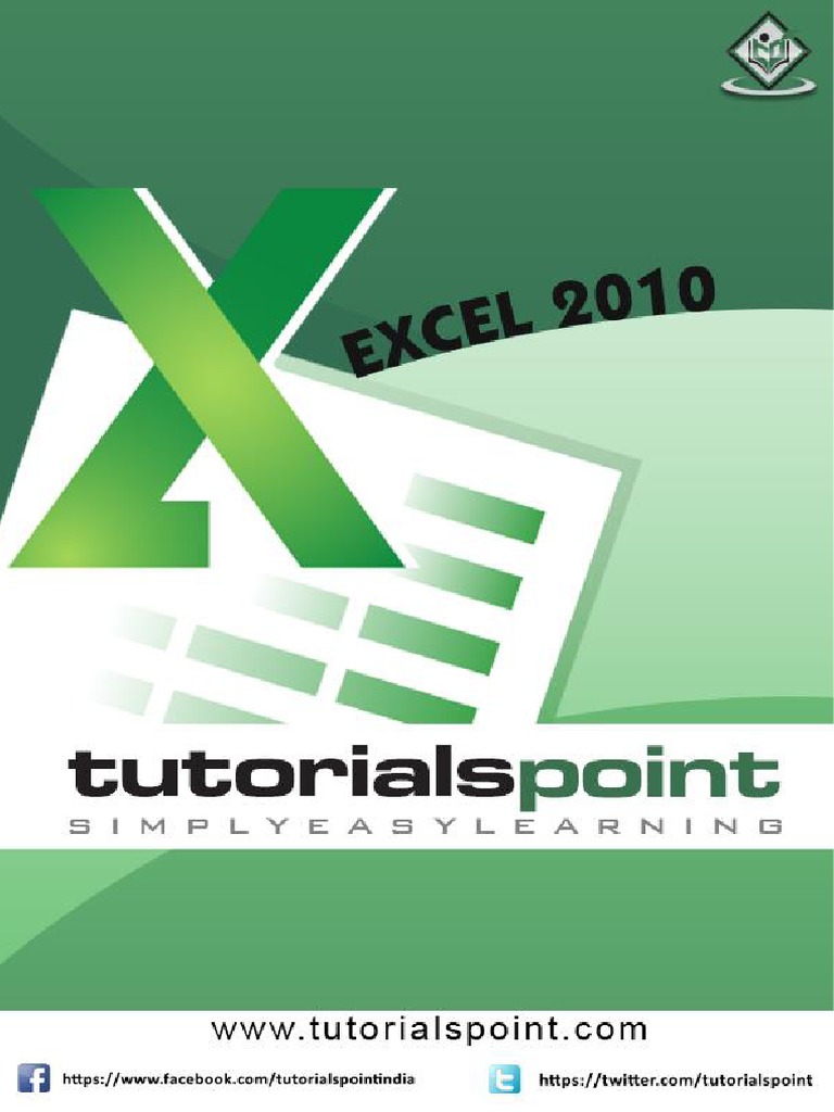 Excel Tutorial PDF | PDF | Microsoft Excel | Spreadsheet