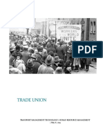 Trade Union: Transport Management Technology - Human Resource Management - May 6, 2019